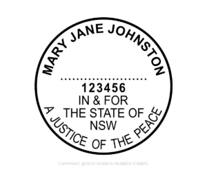 Justice of the Peace Stamp