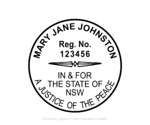 NSW08A Justice of the Peace Stamp