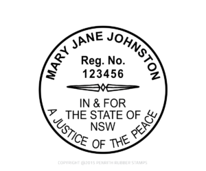 Justice of the Peace Stamp