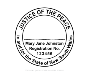 Justice of the Peace Stamp