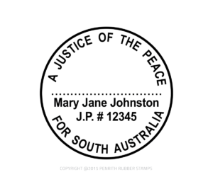 SA03 Justice of the Peace Stamp