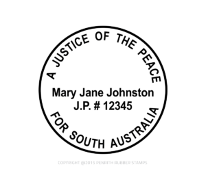 SA04 Justice of the Peace Stamp
