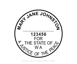 Justice of the Peace Stamp