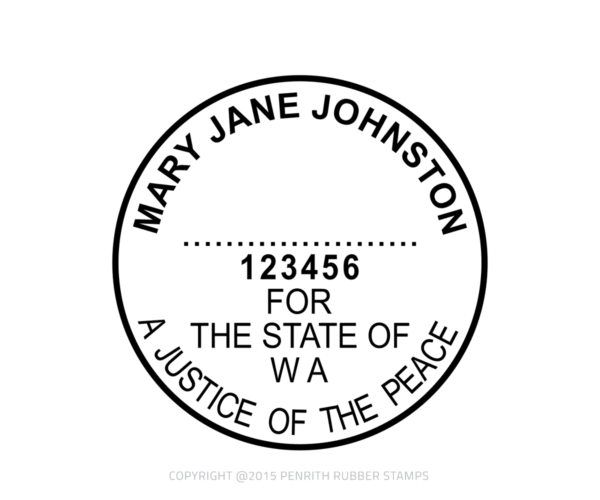 Justice of the Peace Stamp