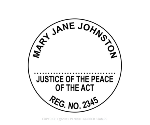 Justice of the Peace Stamp