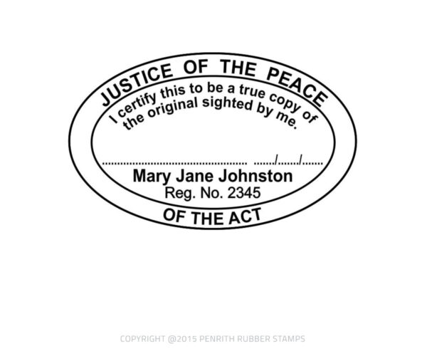 Justice of the Peace Stamp