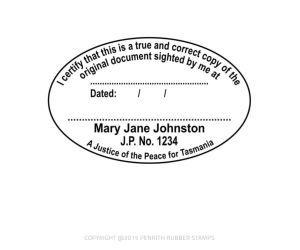 Justice of the Peace Stamp