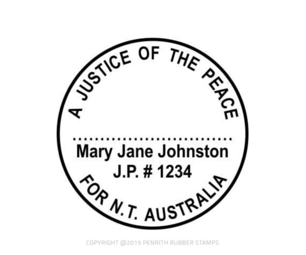 Justice of the Peace Stamp