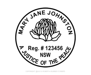 NSW18A Justice of the Peace Stamp