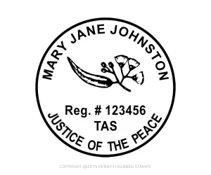 Justice of the Peace Stamp